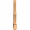 Ekena Millwork Redmond Smooth Timber Gable Bracket, Western Red Cedar, 60"W x 38"H x 3 1/2"D x 5 1/2"F, 15/12 Pitch GBW060X38X0406RED00SWR - alternate 2
